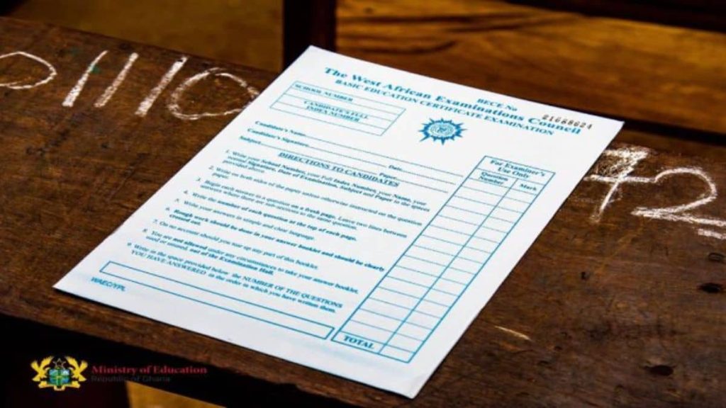 BECE scripts marking and grading