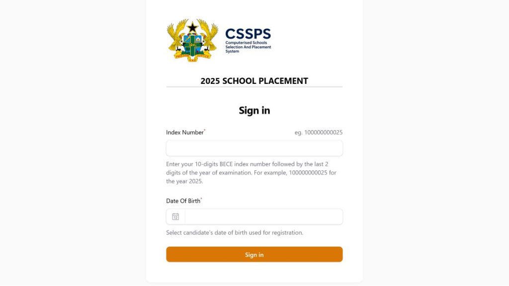 CSSPS technology school selection model