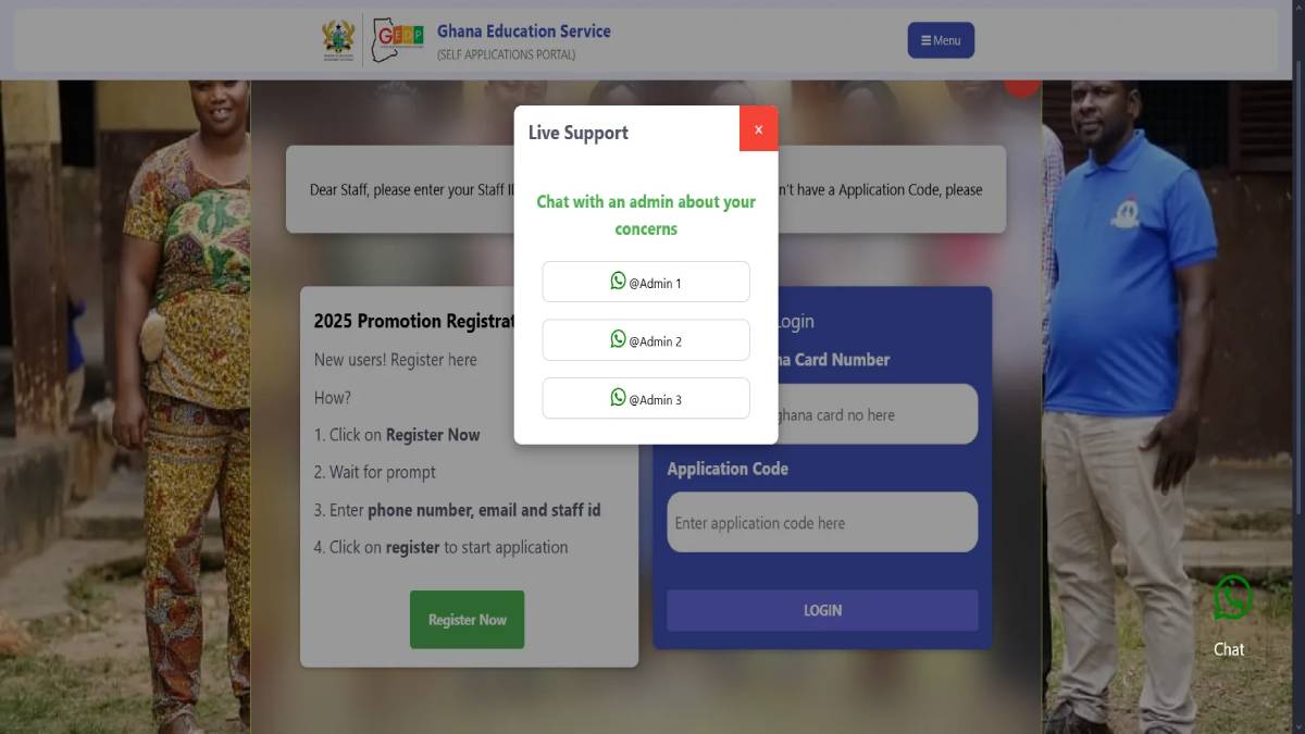 GES introduces ‘support’ WhatsApp numbers on promotion portal