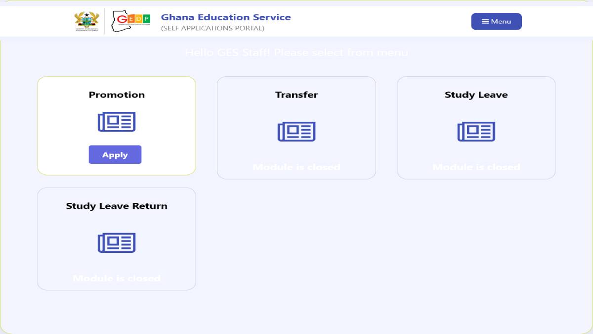 GES adds Reset feature to teacher promotion portal to fix mistakes